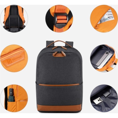 Рюкзак для ноутбука Tavialo 15.6" PORTA TD20 gray, 20L (222224005)