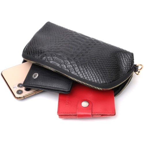 Сумка Vintage З натуральної шкіри Чорна (22272)