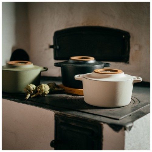 Каструля Fiskars Norden Limited Colour Edition чавунна 4 л колір береза (1071127)