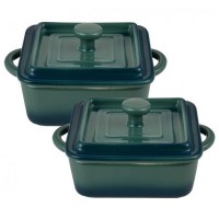 Рамекін Bergner Excalibur набір 2шт квадратні (BG-13364-GR)