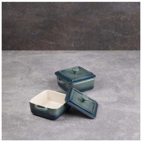 Рамекін Bergner Excalibur набір 2шт квадратні (BG-13364-GR)