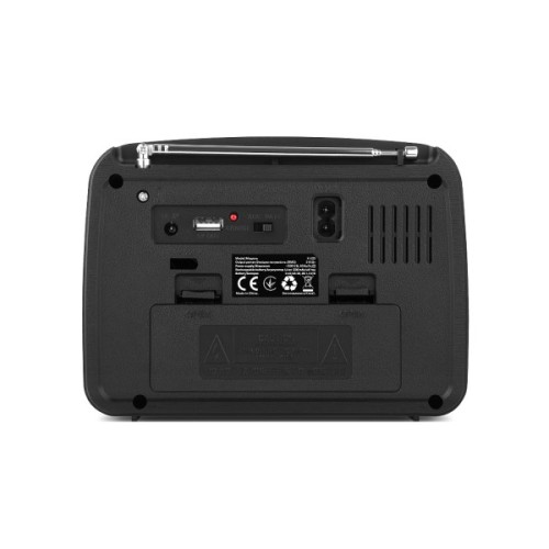 Портативний радіоприймач REAL-EL X-520 Black (EL121800006)