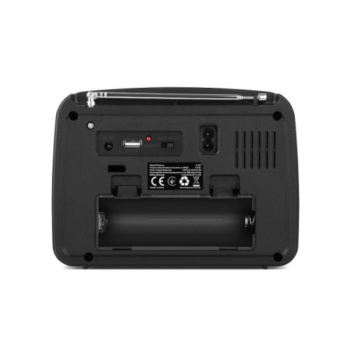 Портативний радіоприймач REAL-EL X-520 Black (EL121800006)