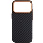 Чохол до мобільного телефона Armorstandart LikeCarbon2 SE MagCase Apple iPhone 17 Pro Black Orange (ARM89161)