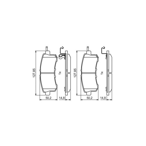Гальмівні колодки Bosch 0986494778