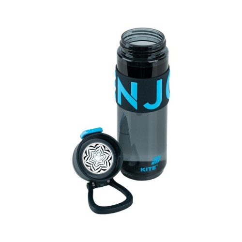 Пляшка для води Kite 680 мл чорно-блакитна (K25-1233-2)