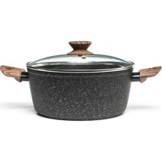 Каструля Hölmer Natural кована з кришкою 4,2 л (CR-1342-FAMWL Natural)