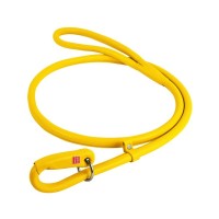 Повідець для собак WAUDOG "GLAMOUR" круглий Ш 10 мм, Д 183 см жовтий (34478)