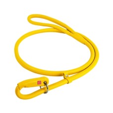 Повідець для собак WAUDOG "GLAMOUR" круглий Ш 10 мм, Д 183 см жовтий (34478)