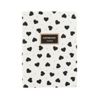 Книга записна Axent A6 Black&White, 60 аркушів клітинка (8711-7-A)