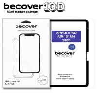 Скло захисне BeCover 10D Apple iPad Air 13" M4 2026 Black (715173)