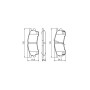 Гальмівні колодки Bosch 0 986 460 975