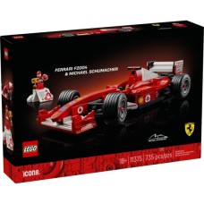 Конструктор LEGO Icons Ferrari F2004 and Michael Schumacher (11375)