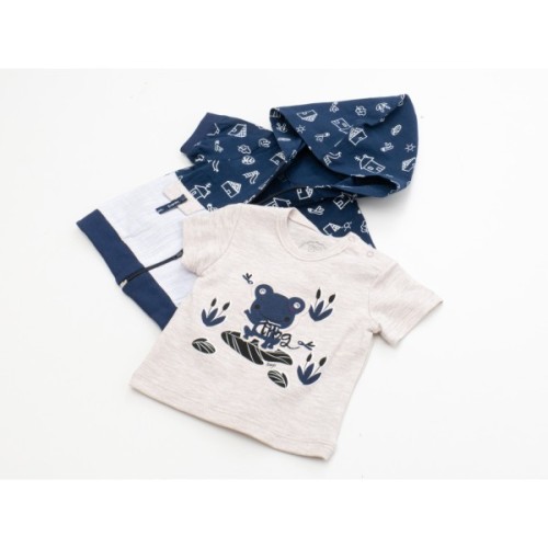 Набір дитячого одягу Tongs з капюшоном (4668-80B-blue)