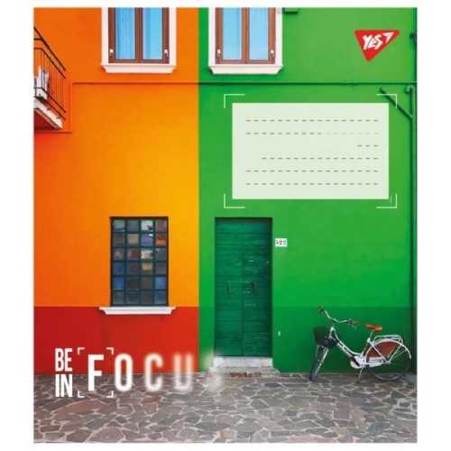 Зошит Yes Be in focus 96 аркушів лінія (767425)