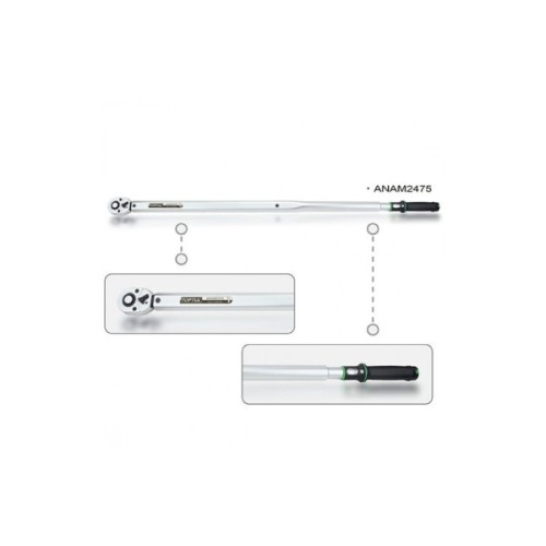 Ключ Toptul динамометричний тріскачковий 3/4"x1150mm 150-750Nm (ANAM2475)