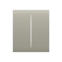 Накладна панель Ajax CenterButton 2-gang/olive