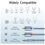 Кабель мультимедійний 3.5mm M to 2xRCA M 2.0m Essager (EYPZJ-MYA0H)