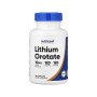 Вітамінно-мінеральний комплекс Nutricost Літій оротат, 10 мг, Lithium Orotate, 120 капсул (NCS57646)