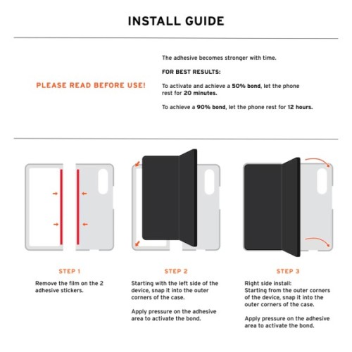 Чохол до мобільного телефона UAG Mouve with Magnet Samsung Galaxy Z Fold 8 Ultra Ash (214560113131)