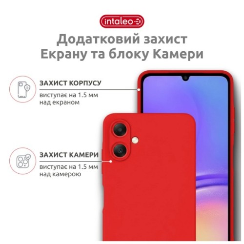 Чохол до мобільного телефона Intaleo SoftShell Samsung A07 Red (1283126631269)