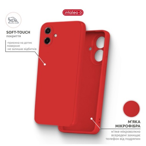 Чохол до мобільного телефона Intaleo SoftShell Samsung A07 Red (1283126631269)