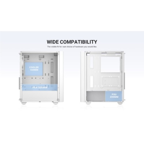 Корпус для ПК ID-Cooling WARE 300 ARGB WH
