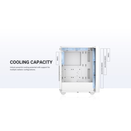 Корпус для ПК ID-Cooling WARE 300 ARGB WH