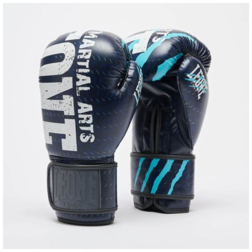 Боксерські рукавички Leone GN004 Primal Instinct Blue 12 oz (GN004_Blue_12oz)