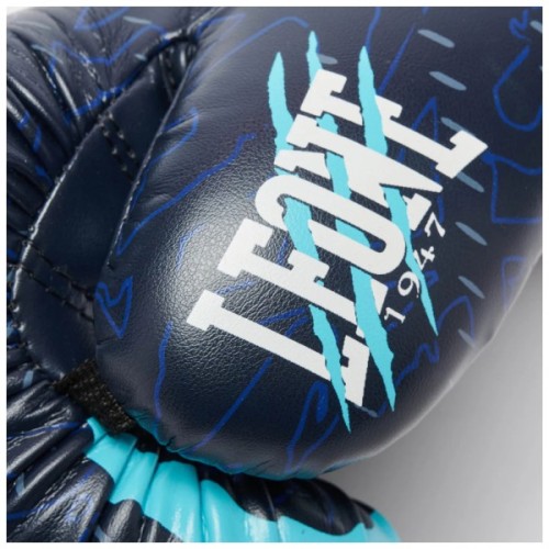 Боксерські рукавички Leone GN004 Primal Instinct Blue 12 oz (GN004_Blue_12oz)
