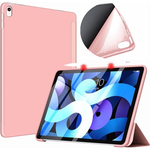 Чохол до планшета BeCover Tri Fold Soft TPU Silicone Apple iPad Air 11" M2/M3 (2024/2025) Pink (711410)