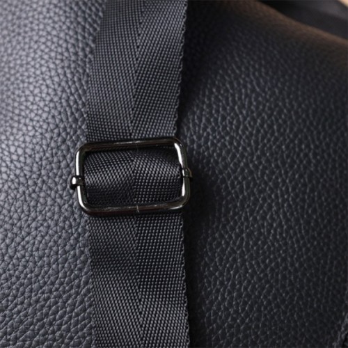 Сумка Shvigel Через плече з натуральної шкіри Чорна (22850)