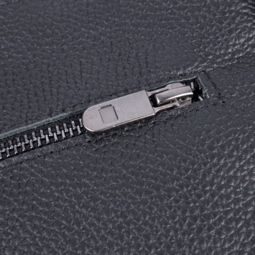 Сумка Shvigel Через плече з натуральної шкіри Чорна (22850)