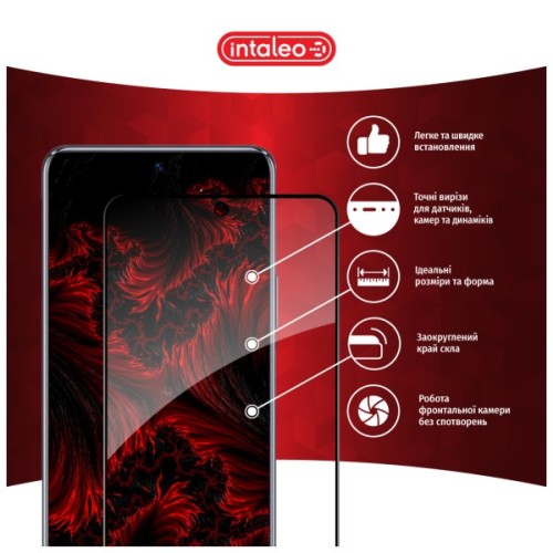 Скло захисне Intaleo Full Glue Huawei Nova 10 SE Black (1283126546495)