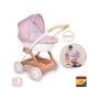 Коляска для ляльок Smoby Baby Nurse Теракотова пудра, люлька з корзиною, 18 міс.+ (7600254124)