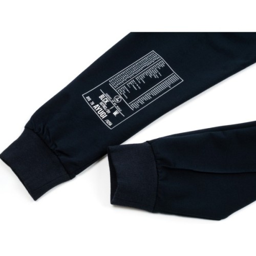 Штани дитячі A-Yugi спортивні на манжетах (7194-152B-blue)