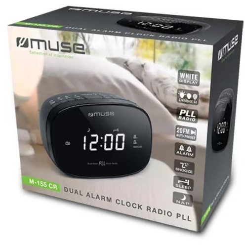 Настільний годинник Muse радіо-годинник (M-155 CR)