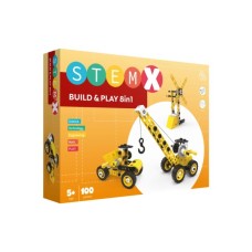 Конструктор Stem з болтами Build&Play 8 в 1 на 100 деталей (3858894673322) Конструктор Stem з болтами Build&Play 8 в 1 на 100 деталей (3858894673322)