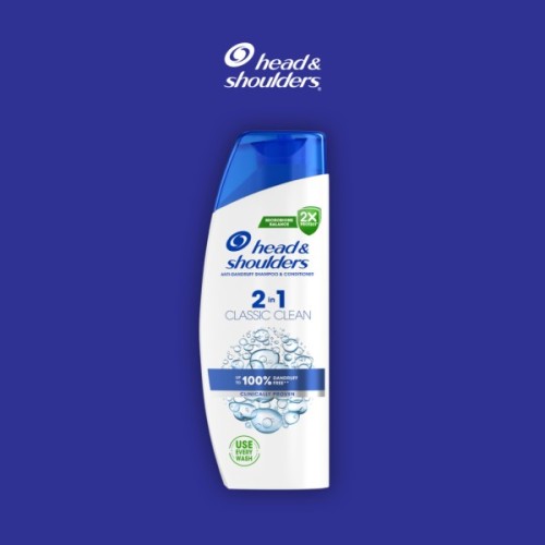 Набір косметики Old Spice Твердий дезодорант Captain 50 мл + Шампунь Head&Shoulders 2-в-1 Основний догляд 330 мл (8700216614740)