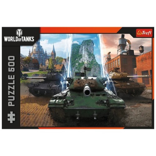 Пазл Trefl World of Tanks, Час діяти 500 елементів (5900511375350)