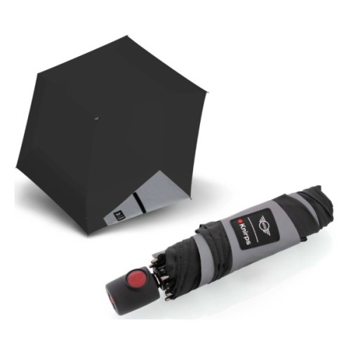Парасоля Knirps Mini Duomatic Reflective Black автомат складана (Kn95-8100-7156)
