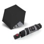 Парасоля Knirps Mini Duomatic Reflective Black автомат складана (Kn95-8100-7156)
