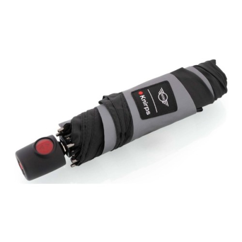 Парасоля Knirps Mini Duomatic Reflective Black автомат складана (Kn95-8100-7156)