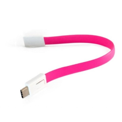 Дата кабель USB 2.0 AM to USB-C 0.18m pink Extradigital (KBU1788)