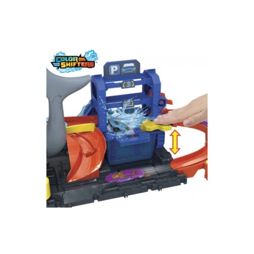 Автотрек Hot Wheels City Автомийка Суперакула (HTN82)