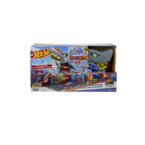 Автотрек Hot Wheels City Автомийка Суперакула (HTN82)