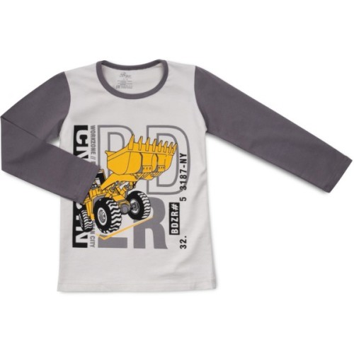 Піжама дитяча BiyoKids з довгим рукавом (5523-134B-gray)