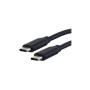 Дата кабель USB-C to USB-C 1.0m 60W black Kingda (KD-UCUC3002-1m)