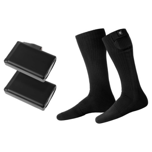 Шкарпетки з підігрівом 2E Race Plus Black XL (2E-HSRCPXL-BK)