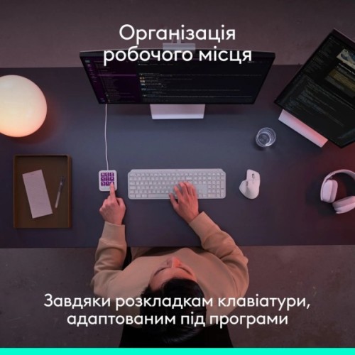 Набір блогера Logitech MX Keypad USB Type-C Pale Grey (920-013892)